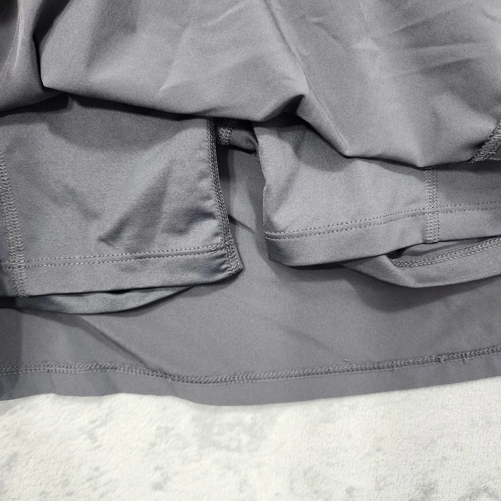 All In Motion Skort Womens XS Gray Athletic Stretch Pockets Lined Running Tennis